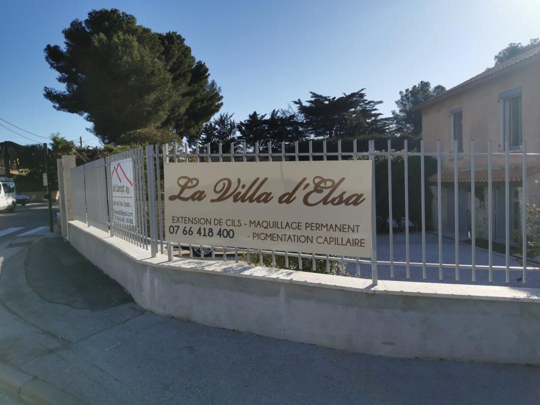 enseignes lumineuses Toulon panneau villa