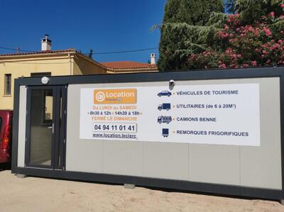 Panneau aluminium imprimé – Leclerc Location